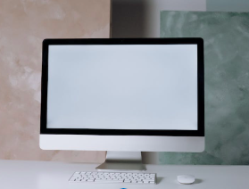 Digitale marketing - Desktop scherm wit